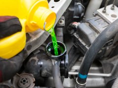 add antifreeze or coolant this winter