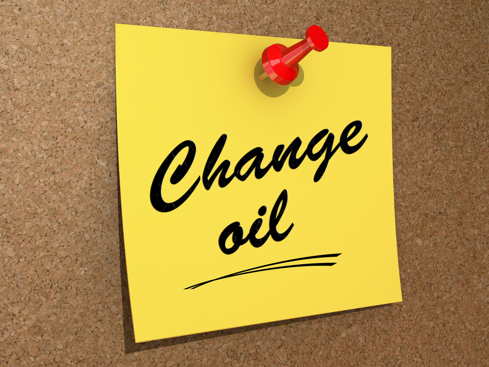 reminder to change oil
